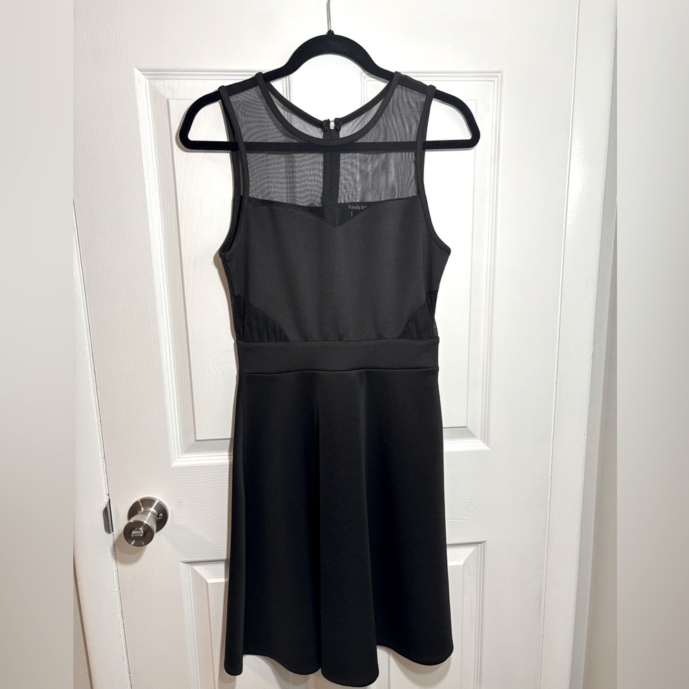 Little Black Dress - Mesh Top